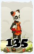 A Dofus character, Pandawa-Air, by level 135