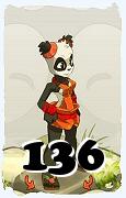 A Dofus character, Pandawa-Air, by level 136