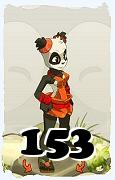 Um personagem do jogo Dofus, Pandawa-Ar, de nivel 153