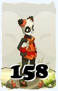 Un personnage du jeu Dofus, Pandawa-Air, au niveau 158