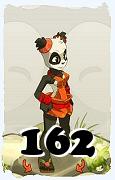 Un personaje del juego Dofus, Pandawa-Aire, de nivel 162