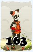 Un personnage du jeu Dofus, Pandawa-Air, au niveau 163