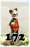 Un personnage du jeu Dofus, Pandawa-Air, au niveau 172