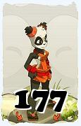 Um personagem do jogo Dofus, Pandawa-Ar, de nivel 177