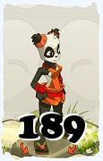 Um personagem do jogo Dofus, Pandawa-Ar, de nivel 189