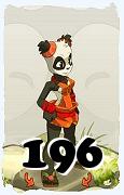 A Dofus character, Pandawa-Air, by level 196