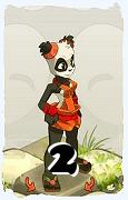 Un personnage du jeu Dofus, Pandawa-Air, au niveau 2