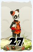 Um personagem do jogo Dofus, Pandawa-Ar, de nivel 27