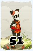 A Dofus character, Pandawa-Air, by level 51