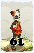 A Dofus character, Pandawa-Air, by level 61