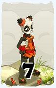 A Dofus character, Pandawa-Air, by level 7