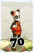 Um personagem do jogo Dofus, Pandawa-Ar, de nivel 70