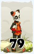 Un personnage du jeu Dofus, Pandawa-Air, au niveau 79