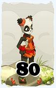 A Dofus character, Pandawa-Air, by level 80