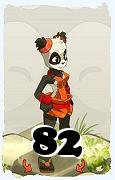 Un personnage du jeu Dofus, Pandawa-Air, au niveau 82