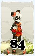 Un personnage du jeu Dofus, Pandawa-Air, au niveau 84