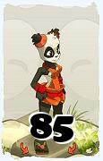 Un personaje del juego Dofus, Pandawa-Aire, de nivel 85