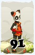 A Dofus character, Pandawa-Air, by level 91