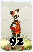 Um personagem do jogo Dofus, Cra-Ar, de nivel 92