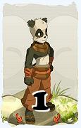 Un personaggio del gioco Dofus, Pandawa-Aria, al livello 1