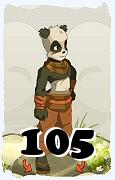 A Dofus character, Pandawa-Air, by level 105