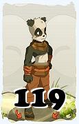 A Dofus character, Pandawa-Air, by level 119