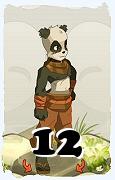 Um personagem do jogo Dofus, Pandawa-Ar, de nivel 12