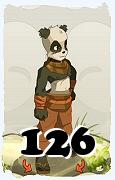 Un personaje del juego Dofus, Pandawa-Aire, de nivel 126