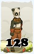 Um personagem do jogo Dofus, Pandawa-Ar, de nivel 128