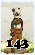 A Dofus character, Pandawa-Air, by level 143