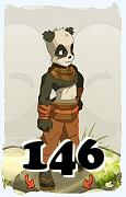 Un personnage du jeu Dofus, Pandawa-Air, au niveau 146