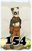 Um personagem do jogo Dofus, Pandawa-Ar, de nivel 154