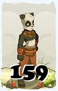 Um personagem do jogo Dofus, Pandawa-Ar, de nivel 159