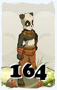 Un personaggio del gioco Dofus, Pandawa-Aria, al livello 164