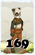 Un personnage du jeu Dofus, Pandawa-Air, au niveau 169