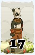 Un personaggio del gioco Dofus, Yop-Aria, al livello 17