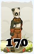 Un personnage du jeu Dofus, Pandawa-Air, au niveau 170