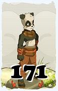 Un personnage du jeu Dofus, Pandawa-Air, au niveau 171