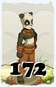 Un personaggio del gioco Dofus, Pandawa-Aria, al livello 172