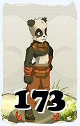 Um personagem do jogo Dofus, Pandawa-Ar, de nivel 173