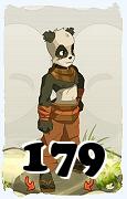 Un personaje del juego Dofus, Sram-Aire, de nivel 179