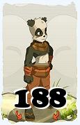 Un personnage du jeu Dofus, Pandawa-Air, au niveau 188