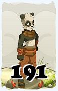 A Dofus character, Pandawa-Air, by level 191