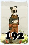 Um personagem do jogo Dofus, Pandawa-Ar, de nivel 192