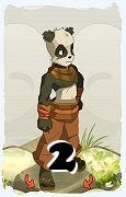 A Dofus character, Pandawa-Air, by level 2