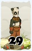 Um personagem do jogo Dofus, Pandawa-Ar, de nivel 29