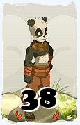 Un personaggio del gioco Dofus, Ocra-Aria, al livello 38