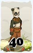 Um personagem do jogo Dofus, Pandawa-Ar, de nivel 40