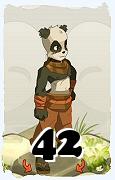 Um personagem do jogo Dofus, Steamer-Ar, de nivel 42