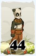 Un personnage du jeu Dofus, Pandawa-Air, au niveau 44